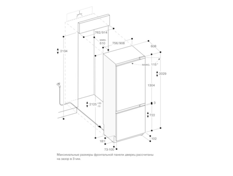 Gorenje gdnrk5182a2 схема встраивания